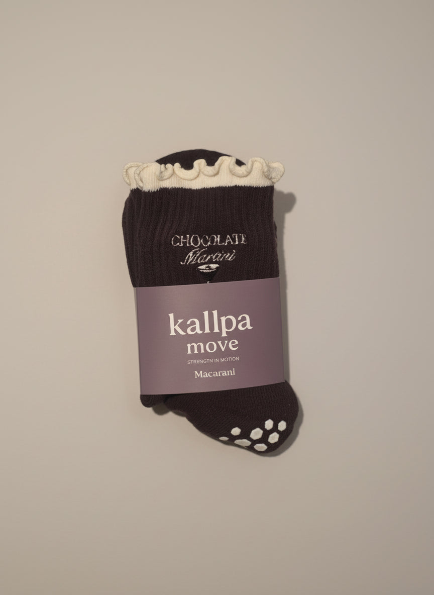 Chocolate Martini Grip Socks