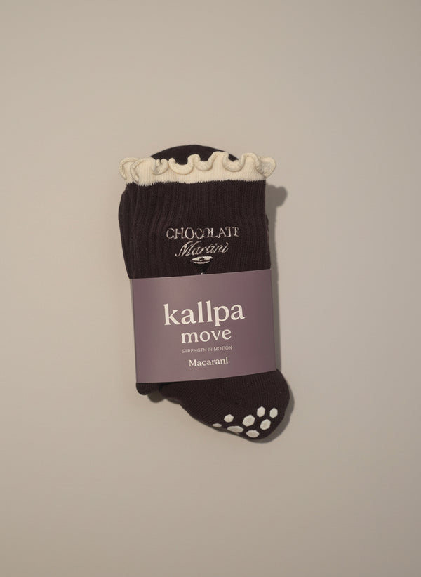 Chocolate Martini Grip Socks